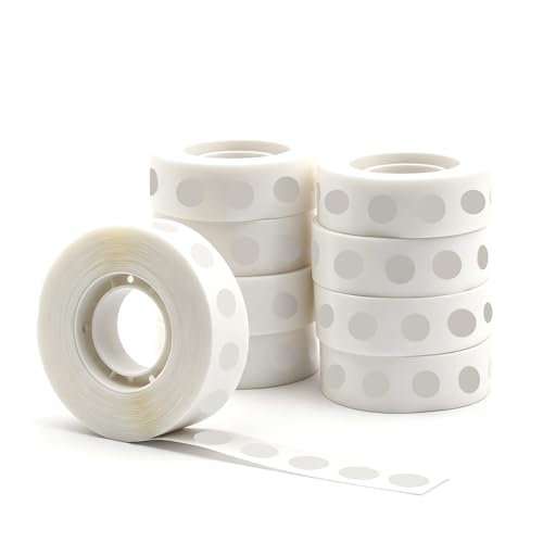 Cxqunzon Glue Points Dots, Balloon Tape, Sticky Dots, Double Sided Glue Points, Balloon Sticky Dots for Craft, Wedding Decoration Point Stickers, Stick Photos