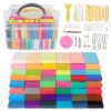 Cyajm 50 Colors Oven Bake Polymer Clay Kit, DIY Jewelry Crafts & Home Decor