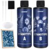 Cyanotype Chemical Kit, Sensitizer Set for Sun Printing, Cyanotype Solution