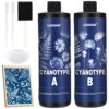 Cyanotype Chemical Kit, Sensitizer Set for Sun Printing, Cyanotype Solution