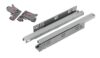 cyclingcolors 2 x Drawer System Drawer Set with Slides with Catch Length 500 mm 40 kg with Shock Absorber and Synchronised Movement