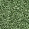 Czech Glass Round Seed Beads 11/0 (2.1mm Diameter) Seafoam Green Terra Metallic Matte for DIY Jewelry Bracelets Necklaces Earrings Makings - 250g Pony Bead Bulk Bag by Preciosa (Jablonex)