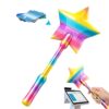 CZFDHP Credit Card Wand, Magic Wand Credit Card Holder, 1 Piece Rainbow Color Design Contactless Payment Solution for Daily Shopping and Theme Park Visits