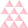 Czhotg 10 Pcs Triangle Sorting Trays, Plastic Magical Sequin Rhinestones Tray Triangle Sorting Storage Plates Art Tray for Craft and DIY