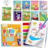 D-FantiX 24 Pack Paint with Water Coloring Books for Kids Ages 4-8-12, Birthday Party Favors Bulk Gifts Goodie Bag Stuffers, Arts and Crafts Classroom Prizes Rewards, Children Easter Basket Stuffers
