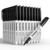 Dabo&Shobo Ultra Fine Dry Erase Markers Bulk, 80 Count Black Whiteboard Markers, 0.7mm, Low Odor, Ultra Fine Tip, Suitable for School, Office, or Home