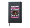 Dachshund Grandma Of A Dachshund Grandmother Hardcover Journal, Black
