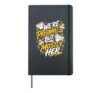 Dad-to-be WE'RE PREGNANT BUT MOSTLY HER Pregnancy Hardcover Journal, Black