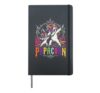 Daddy Unicorn Dabbing Papacorn Hardcover Journal, Black