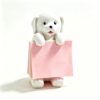 DAECHAO Dog Sticky Note Holder Cute&Super Sticky Notes 3x3，100 Sheets，Pop Up Sticky Note Dispenser，Post It Note Holder，Animal Sticky Note Holder for Desk Cute，Resin Cute Handmade Desk Holder