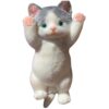 DAGLLGEW Cat Fidget Toy 8 x 4 Inch Cute Cat Sensory Toys Realistic 3D Stress Relief Toy Soft Kawaii Kitties Fidget Squeeze Creative for Kids & Adults, Style 2 Stress Relief Sensory Toys