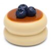 DAGLLGEW Squish Toys Stress Relief Soft Slow Rising Pudding Toy for Adults and Kids, Yellow Creamy Fidget Sensory Toy for Anxiety and Focus Squish Pudding Squeeze Food Toys