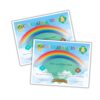 Daisy to Brownie Scout Bridging Ceremony Certificate 8.5x11” Girl Achievement Milestone Troop Excellence Award Cookie Leader Supplies