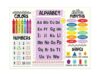 DakbSma Colors, Number, Alphabet, Months, Shapes Poster Metal Tin Sign Educational Motivational Signs for Classroom Decorations Class Rules Elementary Middle School Back To Teacher Supplies 8x12 inch