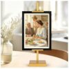 dakewang 18'' Adjustable Tabletop Easel Stand, Gold Easel for Display