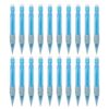 DalVick 20Pcs Small Mechanical Pencil 0.7MM Short Automatic Drwaing Pencil with Small Eraser for Writing Drawing Sketching Portable Writing Tool