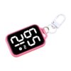 DalVick Miniature Electronic Clock Keychain with Precisions Movements School Exam Digital Watch for Backpack Bag Belts Miniature Keychain Electronic Watch