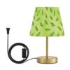 Dalzium 3-Way Dimmable Table Lamp Green Grasshopper Bedside Nightstand Lamp for Bedroom, Desk Lamp for Reading Study & Home Office, LED Bulb Included S