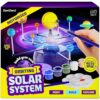 Dan&Darci 360° Orbiting Solar System for Kids - Paint & Build Model Kit - Arts and Crafts for Kid Ages 8-12, 4-6, 4-8, 6-8 - Space Toys 8-10 - Science Astronomy Gifts - Painting Craft Kits for Boys