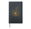 Dandelion Music Notes Classic Hardcover Journal, Black