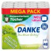 Danke Household Towel Value Pack with 12 Packs of 4 x 100 Half Sheets/Savings Sheets. FSC and Blue Angel Certified, Sustainable.