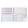 DAO-UPPSE 4-Layer Mahjong Set 160 Tiles - Premium Acrylic American Game with Dice & Bag(Orange)