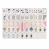 DAO-UPPSE 4-Layer Mahjong Set 160 Tiles - Premium Acrylic American Game with Bag(Light Pink)