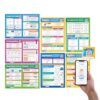Daydream Education Math Posters - High School Algebra Charts, Interactive Classroom Learning Posters, Middle School Math Classroom Decor, Educational Laminated Charts, Set of 7, 33" x 23.5"