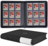 D DACCKIT Top Loader Binder，9 Pocket Top Loader Binders with Sleeves for 3" x 4" Rigid Card Holders for Trading Cards or Sports Cards - Model C，Classic Black