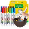 DD.DOG Dry Erase Markers for Kids, 12 Colored Magic Water Art Kit Whiteboard Markers, Magical Floating Drawings Bundle White board Markers Set for Classroom, Home & School Art Supplies (12 Pack)