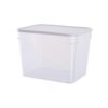 DDYYDS Plastic Storage Bins Refrigerator Box Food Containers with Lid for Kitchen Fridge Cabinet Freezer Desk Organizer