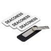 Deaconess 1 x 3 Name Tag, Magnetic Backing White (3 Pack)