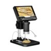 Dearking Digital Microscope 1000X, 5" HD Display,Coin＆Jewelry Magnifier