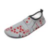 Deck of Scattered Playing Cards Water Shoes for Women Men Barefoot Quick-Dry Aqua Socks Slip-on for Beach Swim Surf Yoga 13/14men