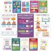 Decorably 12 ELA Reading Posters for Classroom Decor, 11x16in