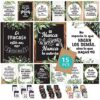 Decorably 15 Farmhouse Motivational Spanish Classroom Posters