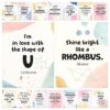 Decorably 16 Math Posters for High School, Elementary, Classroom Decor