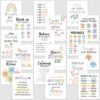 Decorably 18 Mental Health Awareness & SEL Posters for Kids, 8x10in