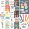 Decorably 20 Colorful Class Rules Poster for Classroom Decor