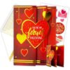Decorably Gold Foiled 5x7in Individual Valentines Card for Husband