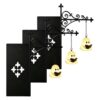 Decorative Bookshelf Lighting, Ghost Bookshelf Lantern with Insert Panel, Cute Reading Ghost Lamp for Book Nook, Miniature Hanging Library Lantern, Spooky Cozy Gift for Book Lovers (Ghost Bookshelf)