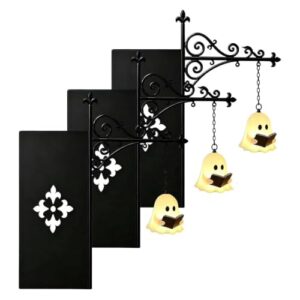 Decorative Bookshelf Lighting, Ghost Bookshelf Lantern with Insert Panel, Cute Reading Ghost Lamp for Book Nook, Miniature Hanging Library Lantern, Spooky Cozy Gift for Book Lovers (Ghost Bookshelf)