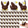 Deekin 50 Pcs Rubber Ducks 2 Inch Party Favors Small Animal Rubber Ducks for Cruise Ships for Shower Birthday Gift Activity Theme Party (Eagle)