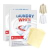 Deep Cleaning Laundry Whitening Sheets,10 Sheets Clothes Whitener (2PC)