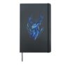 Deer with Antlers Polygon Art Geometric Hunter Hardcover Journal, Black