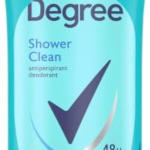 Degree Antiperspirant Deodorant Shower Clean 48-Hour Sweat and Odor Protection Antiperspirant for Women 2.6 oz (Pack of 12)