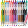 deli Colored Pens, 24 Pcs 0.5mm Fine Point Retractable Multicolor Pens