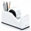 Deli Desktop Tape Dispenser, Heavy Duty 2-Inch Dual Roll with Non-Slip Base, 1 Pack