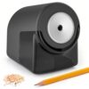 deli Electric Pencil Sharpener Heavy Duty Black