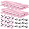 Deli Stapler, 12 Pack Staplers, 12000 Staples and 12 Staple Removers, Pink